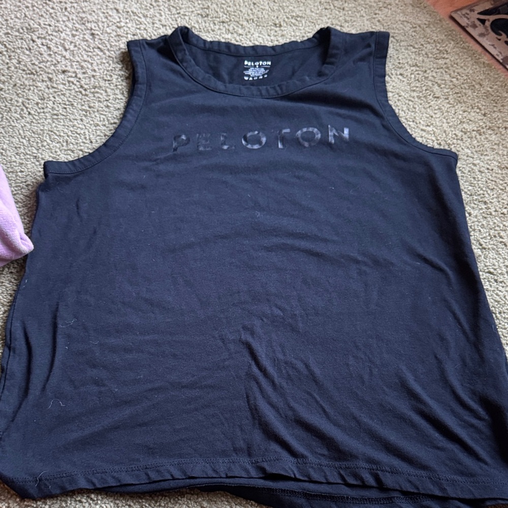 Peloton Charcoal Sleeveless Top